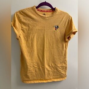 Disneyland Mickey yellow tshirt
